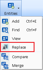 Entity Replace Menu